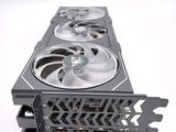 a close up of a video card with a fan on it