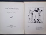 un livre ouvert avec le dessin d'un homme et d'une femme