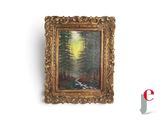 a picture of a painting hanging on the wall