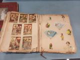 an open book with pictures of children on it