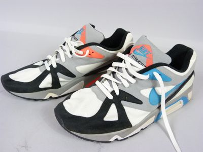 Nike Air Max 1 noir / blanc - bleu - orange - gris
