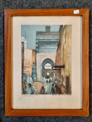 une image d'une photo d'un tableau représentant une scène de rue