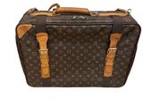 louis vuitton monogram canvas and leather suitcase