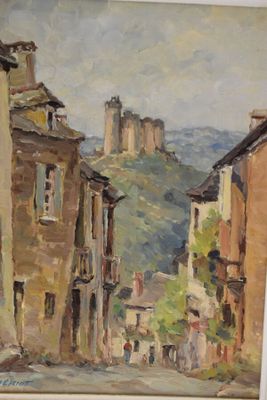 Camille MERIOT (1887-1975), "MAJAC", huile sur papier, signé…