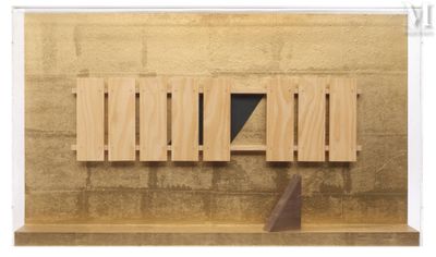 une photo d'une photo d'une fenêtre dans un immeuble
