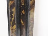 an image of a close up of a mirror with a black frame