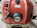 a close up of a small blower on a table
