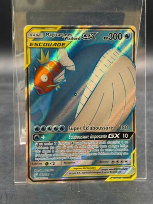 Carte Pokémon escouade Magicarpe et Wailord GX 160/181