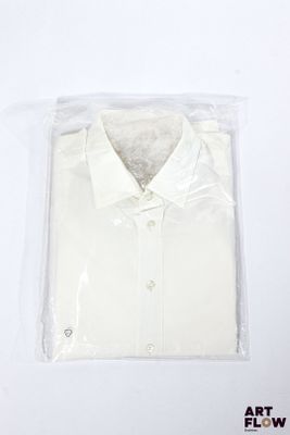 RONALD HOLLAND - Chemise uni blanche à manches longues - Tai…