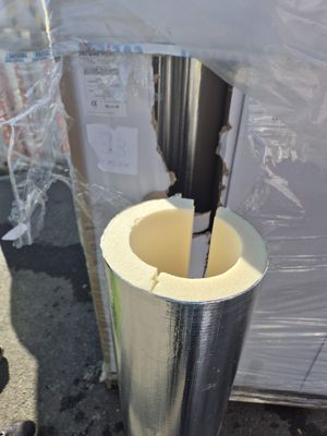 Lot d'environ 57,6ml de Coquille isolante PIR (mousse rigide…