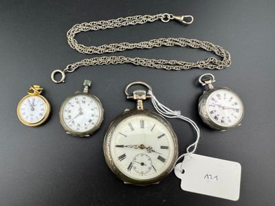 plusieurs types de montres de poche sont exposés sur une table