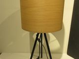 a lamp that is on top of a table