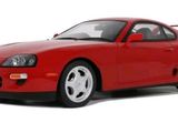 a picture of a red sports car on a white background