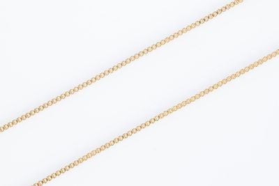 Chaîne en or maille carrée. 2,76 g - 42 cm - Photo 1