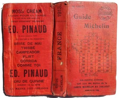 an old red book opened to show the contents of a game
