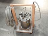 a machine that has a hose attached to it