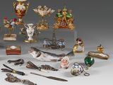 a lot of different items that are sitting on a table