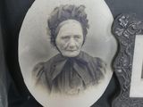 a picture of an old picture of a woman and a picture of an older woman