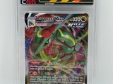 a close up of a pokemon card in a plastic package