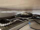 a bunch of wires that are plugged into the wall