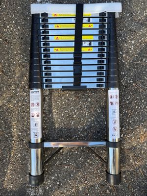 a close up of a pair of ladders on the ground