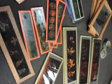 a lot of pictures that are on the floor
