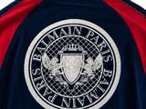 a close up of a jacket with a crest on it