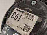 a close up of a motor with a tag on it