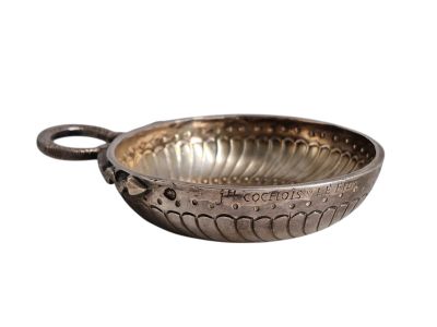 Tastevin en argent chiffré "J.H COCHOIS LE FILS.