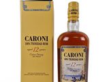 a bottle of caroni 12 year old with box