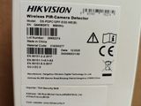the back of a box with a sticker on it that says hikvision