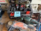a box of tools on a table with a price tag