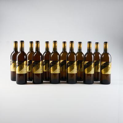 six bouteilles de bière alignées sur une surface blanche