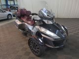 a motorcycle that is parked in a showroom