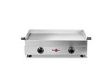 a close up of an electric griddle on a white background