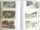 a book with pictures of people and animals in it