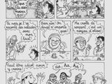 une image tirée d'une bande dessinée où l'on voit plusieurs personnes en train de discuter entre elles