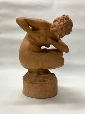 Georges HALBOUT (1895-1986). Bacchante joyeuse Épreuve en te…