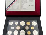 an image of a set of five coins in a box
