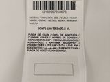 a close up of a label on the back of a cell phone