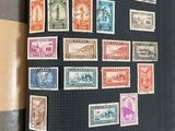 a book with a bunch of stamps on it