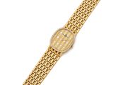 une montre-bracelet en or 18 carats sertie de diamants