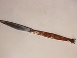 a knife that has been left on the table