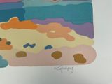 a picture of a piece of art that is on a table