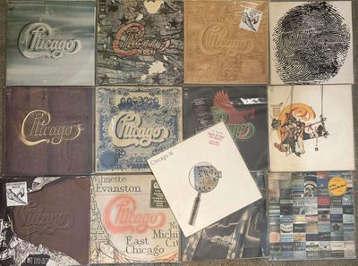 many different types of advertising on the wall