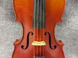 un gros plan d'un violon posé sur un tapis