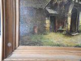 a picture of a painting on a window sill