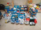 a lot of items that are sitting on the floor