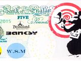 a picture of a bank note with a rat on it