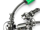 an image of a bike with a green battery attached to it